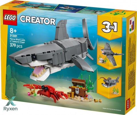 Klocki creator 31381 groźny rekin i skrzynia ze skarbem LEGO