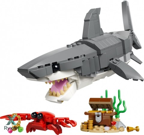 Klocki creator 31381 groźny rekin i skrzynia ze skarbem LEGO