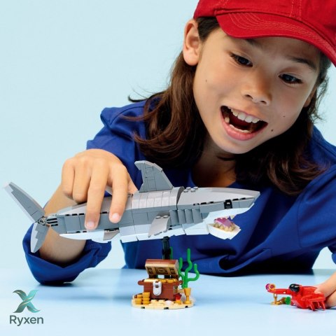 Klocki creator 31381 groźny rekin i skrzynia ze skarbem LEGO