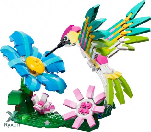 Klocki creator 31384 dzikie zwierzęta: kolorowy koliber LEGO