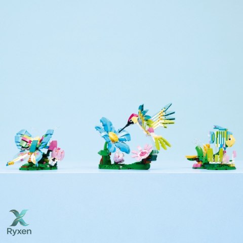 Klocki creator 31384 dzikie zwierzęta: kolorowy koliber LEGO
