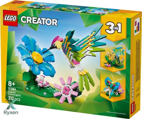 Klocki creator 31384 dzikie zwierzęta: kolorowy koliber LEGO