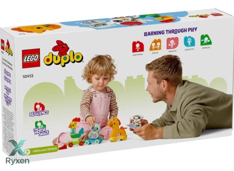 Klocki duplo 10412 pociąg ze zwierzątkami LEGO