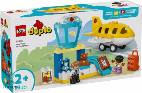 Klocki duplo 10443 pierwszy raz: na lotnisku LEGO