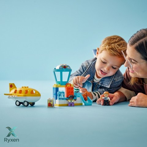 Klocki duplo 10443 pierwszy raz: na lotnisku LEGO