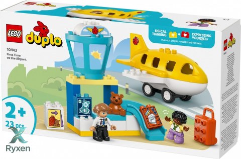 Klocki duplo 10443 pierwszy raz: na lotnisku LEGO