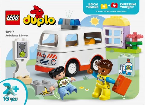 Klocki duplo 10447 karetka z kierowcą LEGO