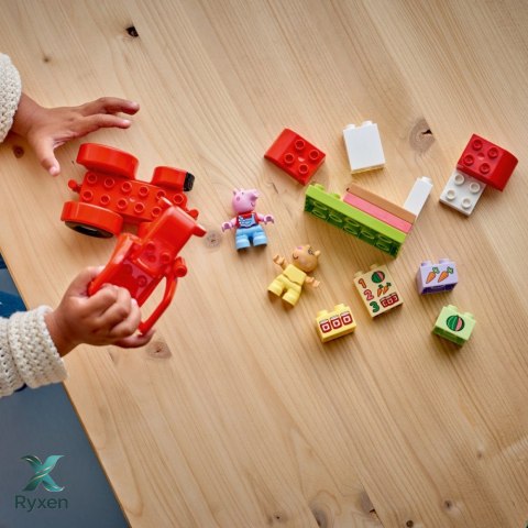 Klocki duplo peppa pig 10468 ciągnik i rynek LEGO