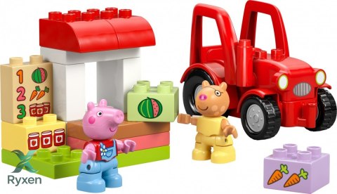 Klocki duplo peppa pig 10468 ciągnik i rynek LEGO