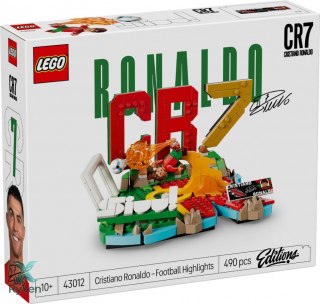 Klocki editions 43012 cristiano ronaldo - piłkarskie momenty LEGO