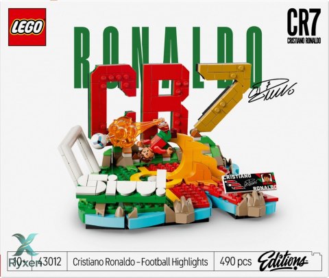 Klocki editions 43012 cristiano ronaldo - piłkarskie momenty LEGO