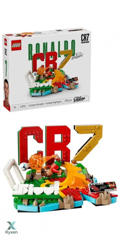 Klocki editions 43012 cristiano ronaldo - piłkarskie momenty LEGO