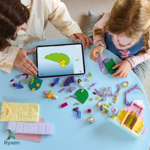 Klocki koci domek gabi 11205 Łakociowa góra i kiciowy ogródek LEGO
