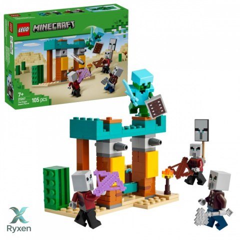 Klocki minecraft 21267 pustynny patrol złosadników LEGO