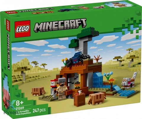 Klocki minecraft 21269 wyprawa do pancernikowej kopalni LEGO