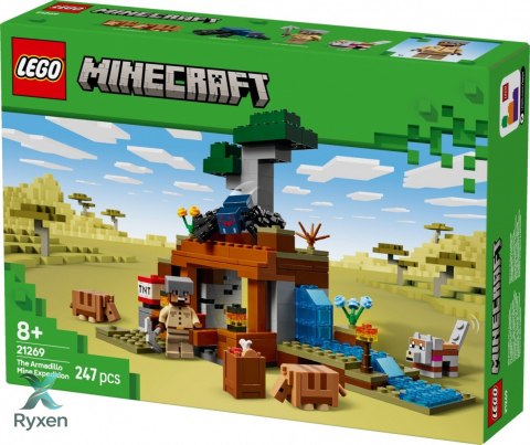 Klocki minecraft 21269 wyprawa do pancernikowej kopalni LEGO