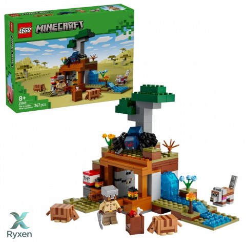 Klocki minecraft 21269 wyprawa do pancernikowej kopalni LEGO