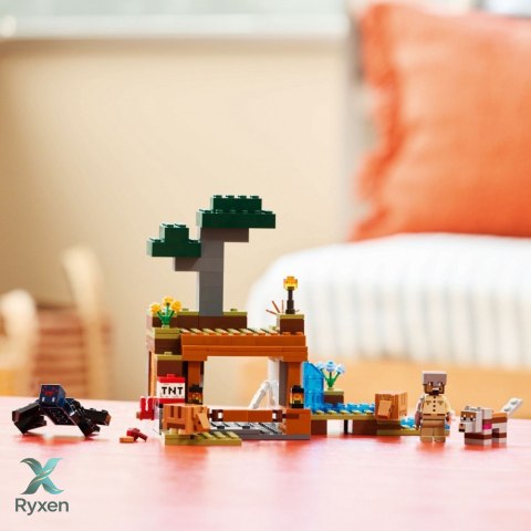 Klocki minecraft 21269 wyprawa do pancernikowej kopalni LEGO