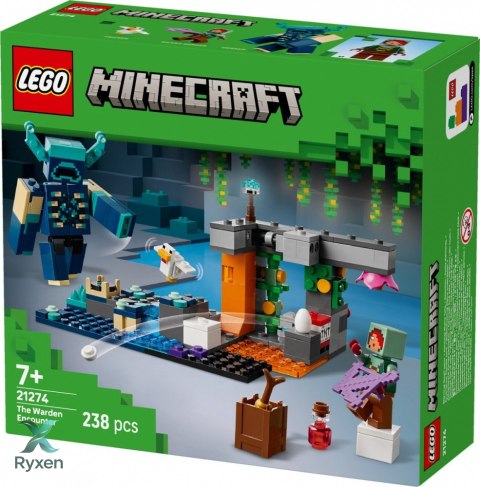 Klocki minecraft 21274 spotkanie ze strażnikiem LEGO