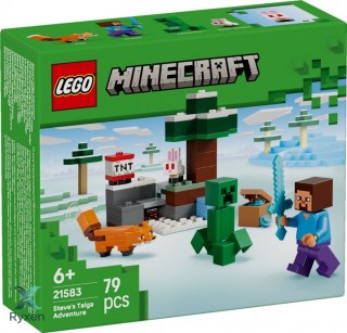 Klocki minecraft 21583 przygoda stevea w tajdze LEGO