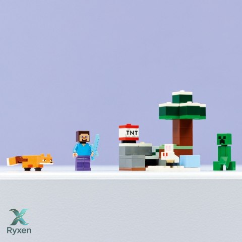 Klocki minecraft 21583 przygoda stevea w tajdze LEGO