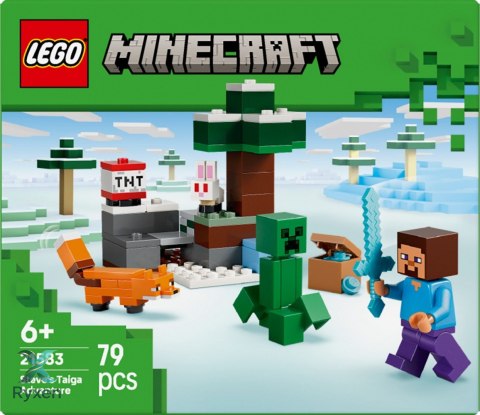 Klocki minecraft 21583 przygoda stevea w tajdze LEGO