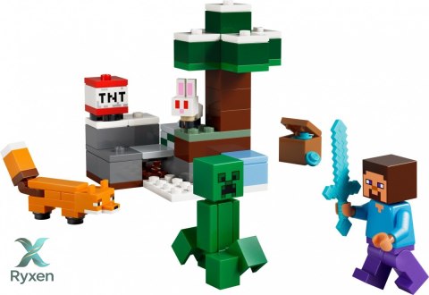 Klocki minecraft 21583 przygoda stevea w tajdze LEGO