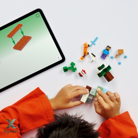 Klocki minecraft 21583 przygoda stevea w tajdze LEGO