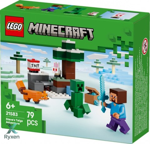 Klocki minecraft 21583 przygoda stevea w tajdze LEGO