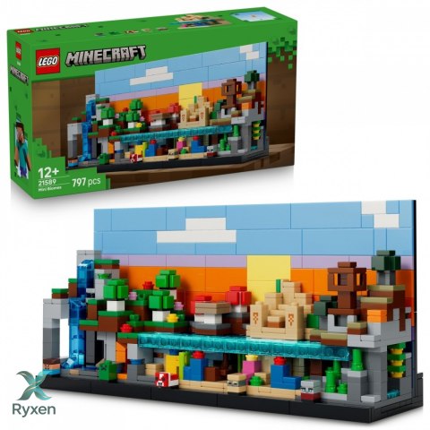 Klocki minecraft 21589 minibiomy LEGO