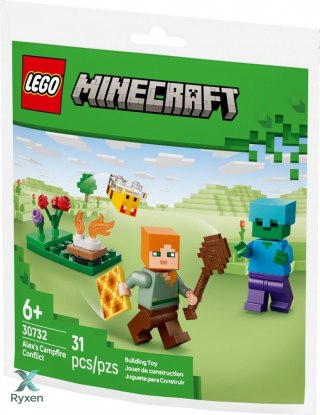 Klocki minecraft 30732 potyczka alex przy ognisku LEGO