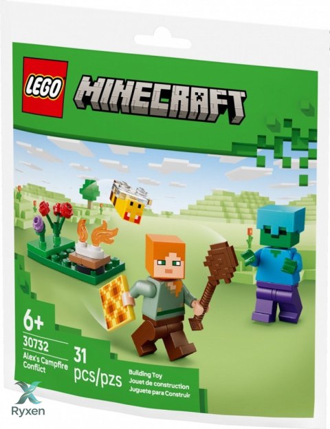 Klocki minecraft 30732 potyczka alex przy ognisku LEGO