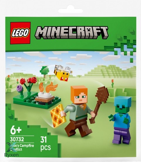 Klocki minecraft 30732 potyczka alex przy ognisku LEGO