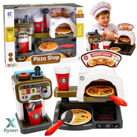 Zestaw Pizzeria Piec Do Pizzy Ekspres do Kawy Akcesoria Sklep LEAN TOYS