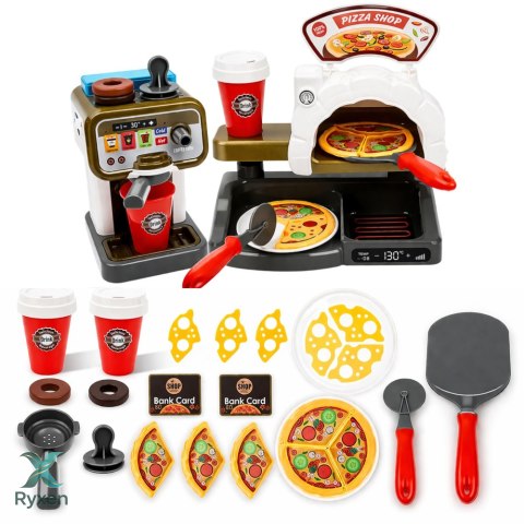 Zestaw Pizzeria Piec Do Pizzy Ekspres do Kawy Akcesoria Sklep LEAN TOYS