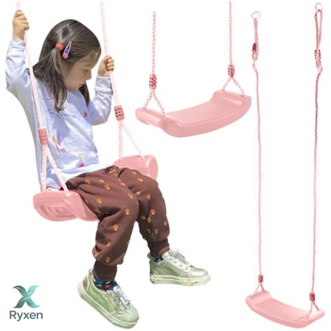 Huśtawka plastikowa - różowa 25445 Inne