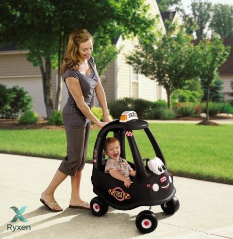 Jeździk samochód cozy coupe czarna taxi LITTLE TIKES