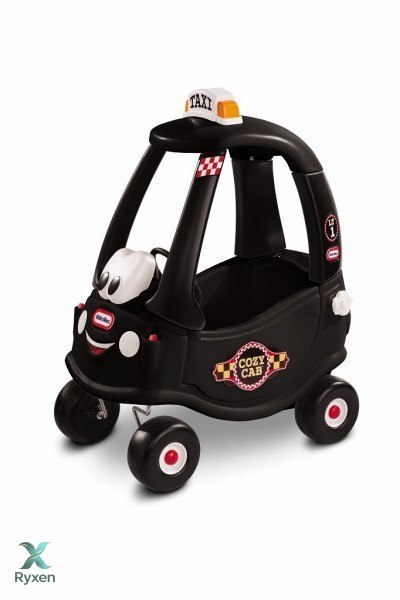 Jeździk samochód cozy coupe czarna taxi LITTLE TIKES