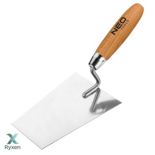 Kielnia sztukatorska trapezowa, 160 mm, uchwyt drewniany NEO TOOLS