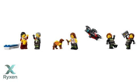 Klocki city 60414 remiza strażacka z wozem strażackim LEGO