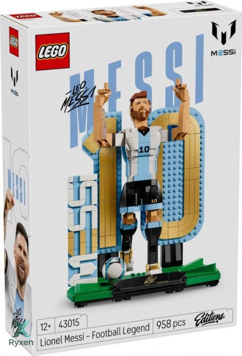 Klocki editions 43015 lionel messi - piłkarska legenda LEGO