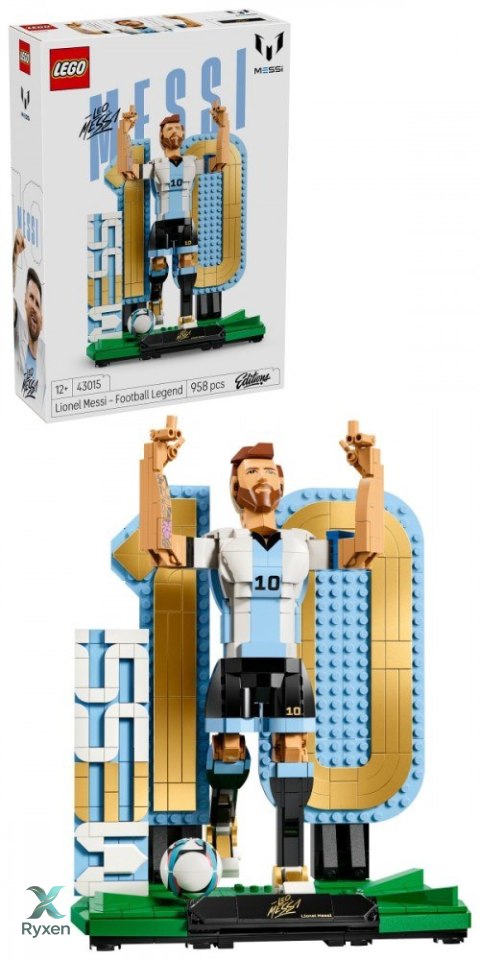 Klocki editions 43015 lionel messi - piłkarska legenda LEGO