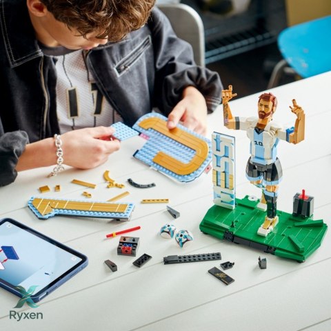 Klocki editions 43015 lionel messi - piłkarska legenda LEGO