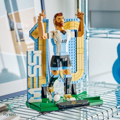 Klocki editions 43015 lionel messi - piłkarska legenda LEGO