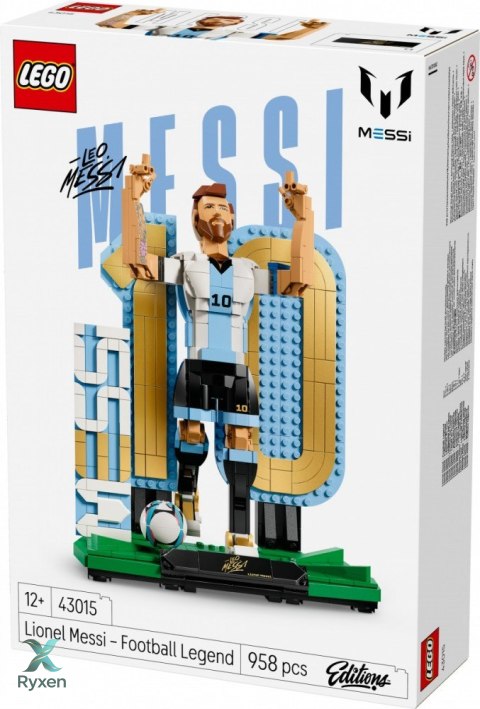 Klocki editions 43015 lionel messi - piłkarska legenda LEGO