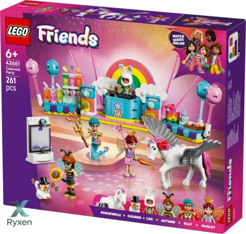 Klocki friends 42661 bal przebierańców z jednorożcem i wróżką LEGO