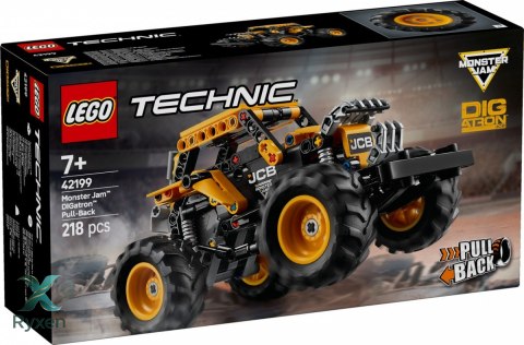 Klocki technic 42199 monster jam digatron z napędem pull-back LEGO