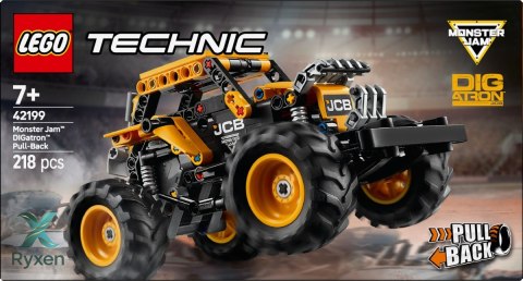 Klocki technic 42199 monster jam digatron z napędem pull-back LEGO