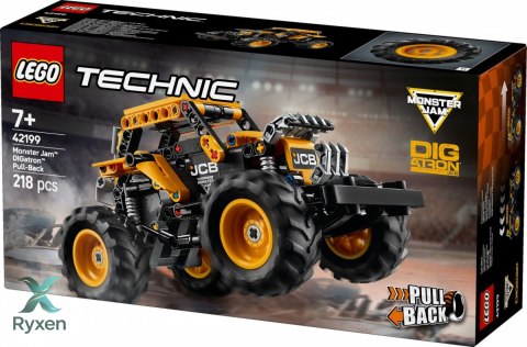 Klocki technic 42199 monster jam digatron z napędem pull-back LEGO