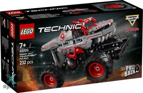 Klocki technic 42200 monster jam thunderroarus z napędem typu pull-back LEGO